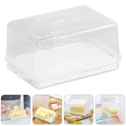 Dinnerware Sets Butter Dish With Lid Tray Cover Holder Plastic Dishes Covers