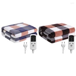 Blankets 1.8X1.2M Stripe Shape Thicker Thermostat Carpet Electric Heated Blanket Mattress Heating 220V EU Plug B