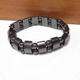 Natural Black Gallstone Magnetic Therapy Health Care Loss Weight Bracelets Slimming Health Care for Men Women Gifts link1