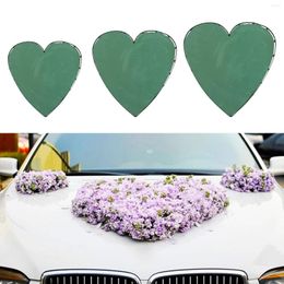 Decorative Flowers Heart Floral Foam Durable Fresh Artificial Blocks Holder Brick Bouquets El Cafe Garden For Car Wedding