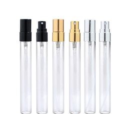 10ml Glass Perfume Bottle Empty Refilable Spray Bottles Small Parfume-Atomizer Perfume Sample Vials test glass-bottle SN64