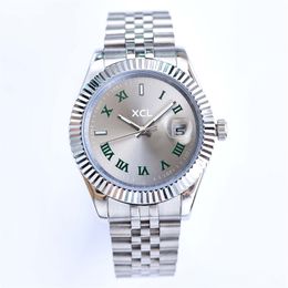 mens automatic watch luxurywatches Designer Clocks Green Pointer 41mm Datejust Quality Oyster Perpetual Wristwatch Luminous Sapphire Waterproof Montre Watches