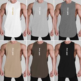 Men's Tank Tops Sports Vest For Men Loose Quick Dry Running Fitness Training Breathable Muscle Workout Gym Fittness Top Exercise