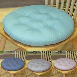 Pillow 40cm Round For Seat Decorative Indoor Outdoor Solid Colour Thick Chair Pad Home Office Car Sofa Tatami Floor P15F