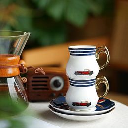 Cups Saucers European coffee cup English afternoon tea set Italian concentrated saucer turkish s