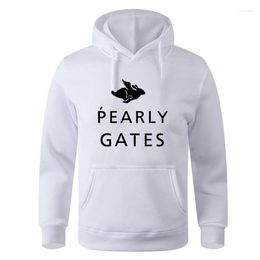 Men's Hoodies Pearly Gates Autumn Spot Men's And Women's Sweater College Style Alphabet Print Hoodie