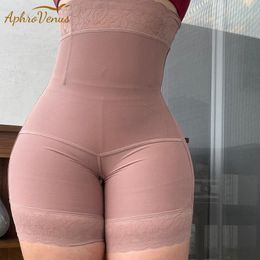 Kvinnors shapers bantning av rumpa lyftkontroll trosor underkläder shorts sömlös mage kropp shaper kompression shapewear fajas colombianas 221102