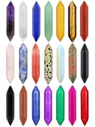 Party Favour Quartz Healing Crystals Wands Polished Tumbled Stones Bulk Natural Hexagonal Pointed Reiki Energy Balancing Meditation Therapy Chakra Wand XB1