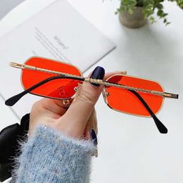 New Metal Small Frame Sunglasses for Men Internet Red Stars and the Same Style Sunglasses for Women Fashion 9170 link1