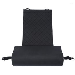 Pillow Automobile Seat Leather Leg Pad Support Extension Mat Soft Foot Knee Memory Universal Black