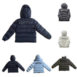 Jaqueta Trapstar Designer Decoded Hooded Puffer Jackets Trapstars Winter Fashion Thick Warm Down Parka Doudoune Homme Giacca Windproof Outdoorcoat Cap removível