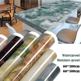 Autocollants muraux auto-adhésif en marbre en vinyle de papier meuble de rouleau film décoratif étanche pour le dosseret de cuisine décoration intérieure 221101