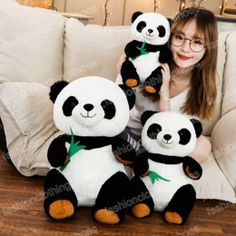 25/40/50cm Cute Big Panda Plush Toy Bear Pillow Panda Stuffed Animals Dolls Kids Toys Baby Birthday Gift For Girl