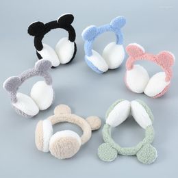 Berets Cute Soft Plush Ear Warmer Winter Warm Earmuffs For Children Adults Earflap Outdoor Cold Protection Ear-Muffs Cover