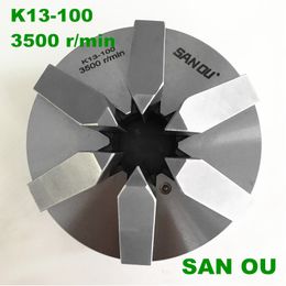 High quality K13-100 SANOU 6 jaw lathe chuck 100mm 4'' inch with hardened steel