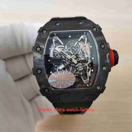 Better Version Mens Watch 44mm x 50mm RM35-02 NTPT Carbon Fiber LumiNova Watches Rubber Bands Sapphire Glass RMAL1 Mechanical Automatic For Men's Wristwatches