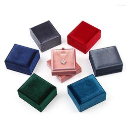 Jewelry Pouches 5Pcs High Quality Corduroy Box Creative Propose Ring Gift Necklaces Rings Pendant Packaging Velvet Container