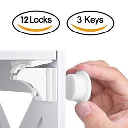 Baby Locks es# Magnetic Child Children Protection Safety Drawer Cabinet Door Limiter Security 221101