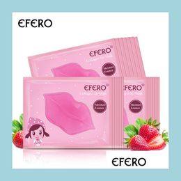 Other Skin Care Tools Crystal Collagen Lip Mask Pads For Lipes Moisturizing Exfoliating Lips Plumper Pump Essentials Care 50Pcs Drop Dhc6G