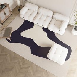 Carpets Japanese Minimalist Living Room Decoration Carpet Bedroom Bedside Rugs Studio Lounge Large Area Rug Home Decor Entrance Mat