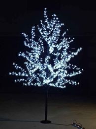 Simulation cherry tree lights led luminous outdoor waterproof landscape garden tree Christmas festive decoration