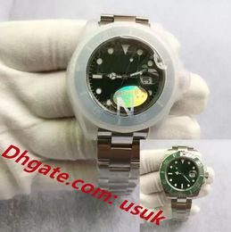 New style Super Mens Watch Factory V5 Version 2813 Automatic Movement Wristwatch Black 40mm Ceramic Bezel Sapphire Glass Diving Men Watches Box