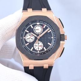 Watch Mens Mechanical Designer Watches 44mm Sapphire Waterproof Business Wristwatch Montre de Luxe Fashion Wristwatch Ceramic Ring Mouth