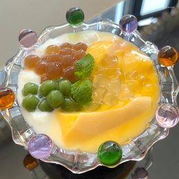 Bowls 300ml Glass Mini Prep Serving Salad Bowl For Kitchen Dessert Dips Candy Dishes