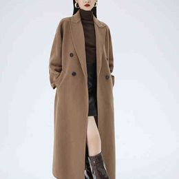 Max Womens Jacket Designer Woollen Coat Mara Light Luxury High-end Coats Women Double-sided Thick Windbreaker