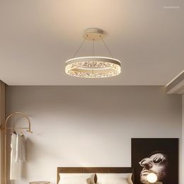 Pendant Lamps Chandelier 2022 Novelty Trend Chandeliers Modern In Bedroom Ceiling Lamp Acrylic Lampshade Variable Color Light