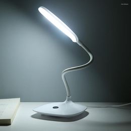 Table Lamps USB Rechargeable LED Desks Lamp Reading Light Desk Foldable Bendable Eye Protection Drop