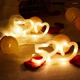 Strings LED Night Light Love Heart Lamp For Home Bedroom Valentine Day Decoration Kid Children Girl Gifts Christmas Lights