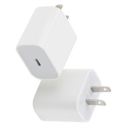 PD 20W USB C Wall Charger Fast Charging For Xiaomi Samsung Huawei Type-C Mobile Phone Home Travel Adapter US Plug Best quality