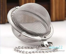 2022 new 100pc Hot Stainless Steel Tea Pot Infuser Sphere Mesh Tea Strainer Ball