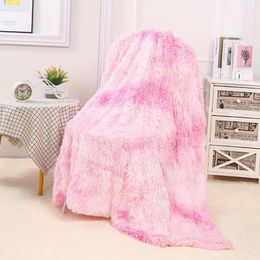 Blankets Practical Fur Blanket Cozy Soft Texture Polyester Breathable Plush Fleece Comfy Throw