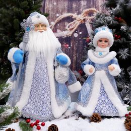 Christmas Decorations Santa Claus Dolls Holiday Plush Characters Children Toys Birthday Party Gifts Table Decoration