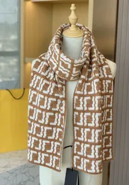 Designer versatile scarf female new letter neck imitation cashmere double-sided fashion warm European and American style