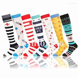 Men's Socks Compression 20-30 Mmhg Nursing Varicose Veins Pregnancy Edema Diabetes Running Men Women