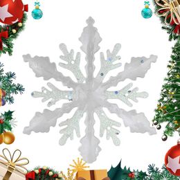 SnowSparkle Acrylic Snowflakes For Christmas Tree Glitter Winter Ornaments,  Ideal For Indoor/Outdoor Décor. From Mozifang, $8.59