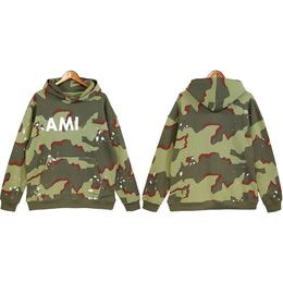 Men's Hoodies & Sweatshirts Autumn and winter new camouflage army green hooded sweater men and women loose ins tide couple with the same paragraph casual jacket