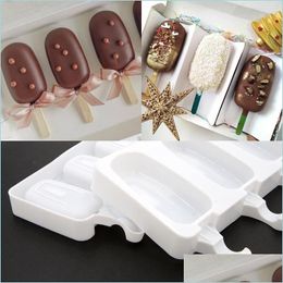 Ice Cream Tools 48 Cell Magnum Sile Popsicle Moulds Diy Cream Pop Maker Mod Icemaker 220610 Drop Delivery 2022 Home Garden Kitchen Din Dhsb9