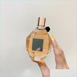 Solid Perfume Premierlash Brand Flower Boom Per 100Ml 3 4Oz For Women Eau De Parfum Spray Long Lasting Smell Fragrance Top Quality I Dhcw3