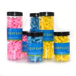 30/60 Earplugs Noise Reduction Sleep Anti Cancelling Music Sound Insulation Earplug Protection Foam Sleeping Reusable Ear Plugs