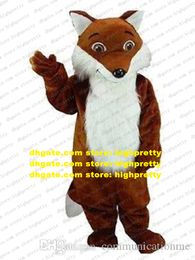 Brown Plush Furry Fox Mascot Costume Adult Cartoon Character Outfit Suit Kindergarten Pet Shop Lovely Annabelle zz7892