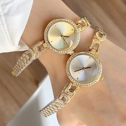 Fashion Brand Wrist Watches Women Ladies Girl Crystal Horse Carriage Style Luxury Metal Steel Band Quartz Clock COA 15