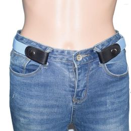 Belts Buckle-free Adult Sale Buckleless Elastic Belt Jeans Dress Without Buckle Ladies Men's Band