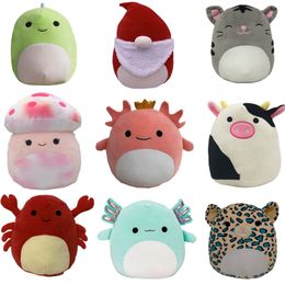 Christmas Plush Toys Doll Pillow Santa Claus Elk Frog Shark Animal Cartoon Soft Flower Stuffed Cushions Pillows Cushion Wholesale