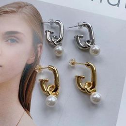 Stud Earrings 5 Pairs 2022 Arrival Trendy Round Shell Pearl Simple Geometric For Women Fashion Jewellery