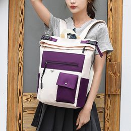 Backpack 2022 Women Waterproof Candy Colours Backpacks Fancy High School Bags For Teenage Girl Cute Travel Rucksack Sports