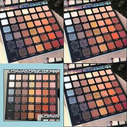 Eye Shadow Violet Voss Eye Shadow 42 Farbe Lidschattenpalette Fahrt Oder Sterbige Pigmentierte Gepresste Pverpalette 255W Drop Deliv Dh1C2